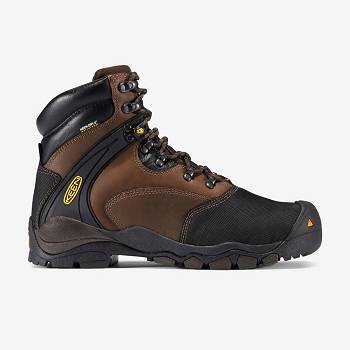 KEEN Louisville 6" MET (Steel Toe) - Hnede/ Cierne Pracovne Cizmy Panske, K0251SK